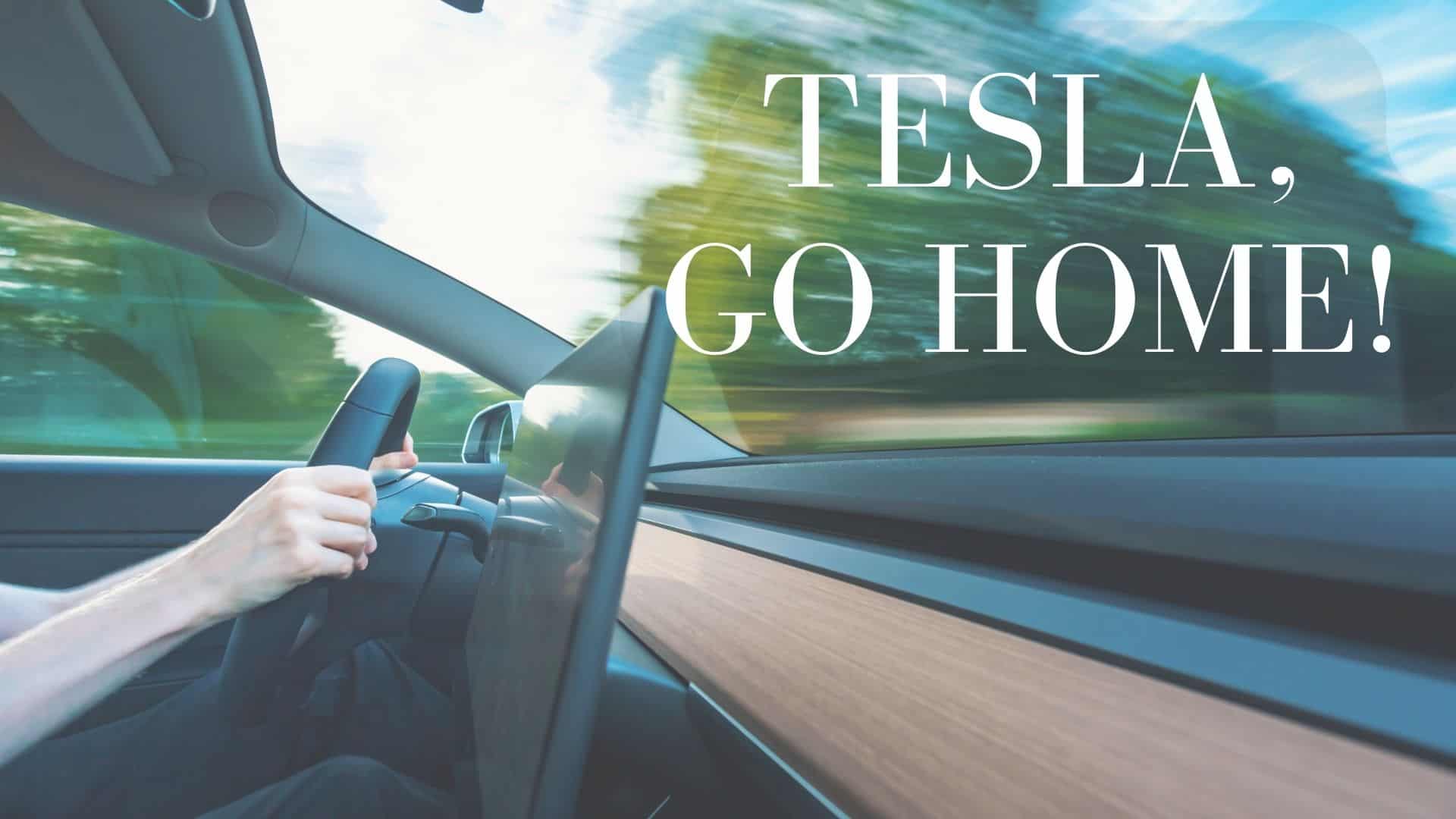 Set Tesla Home Address