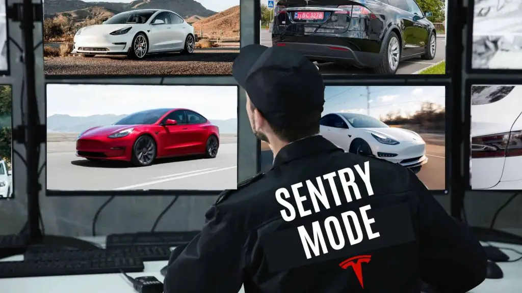 Tesla sentry mode smile you re on camera evehicle pro