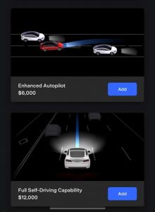 purchase enhanced autopilot page