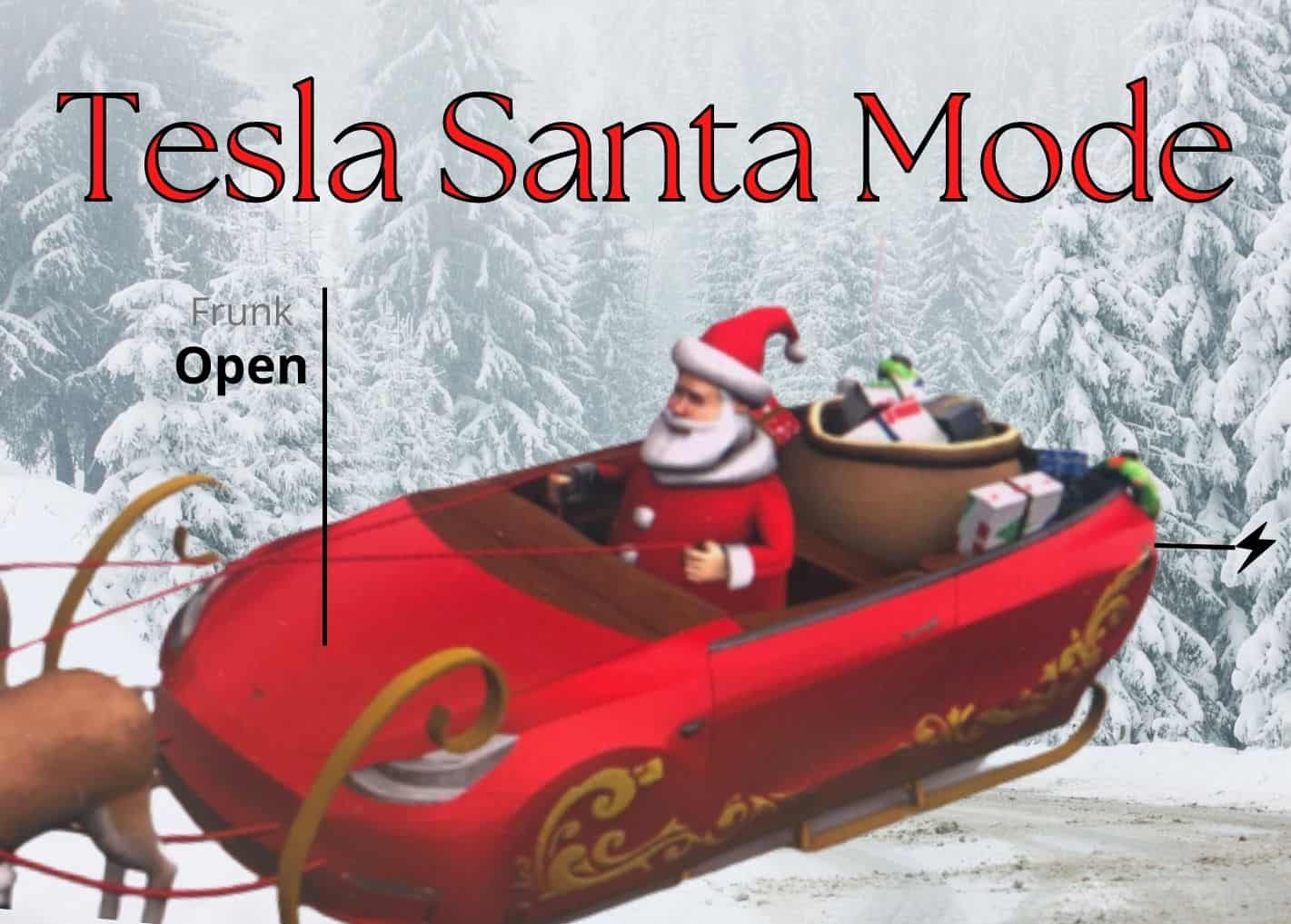 Tesla Santa Mode