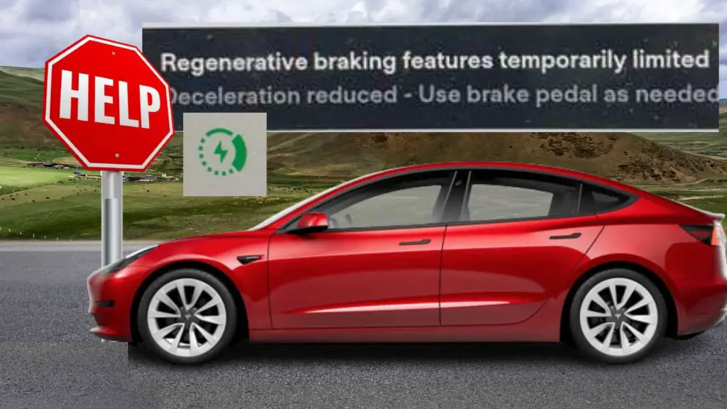 Tesla Regenerative Braking Temporarily Reduced Explained 