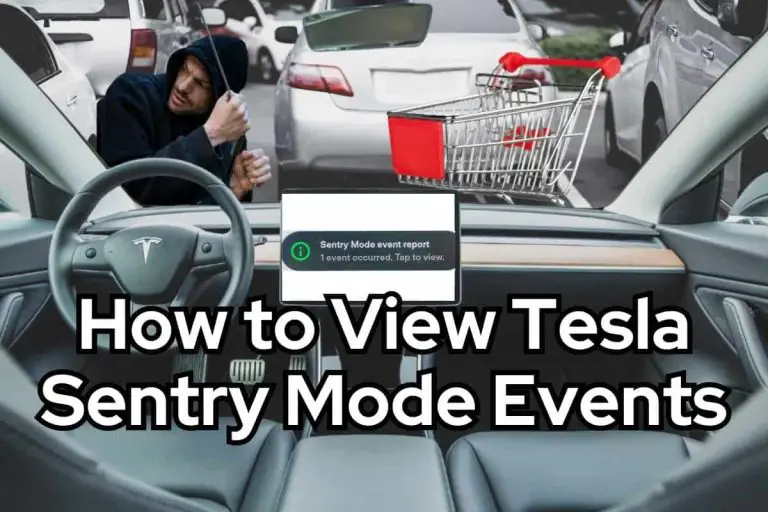 How to View Tesla Sentry Mode Events