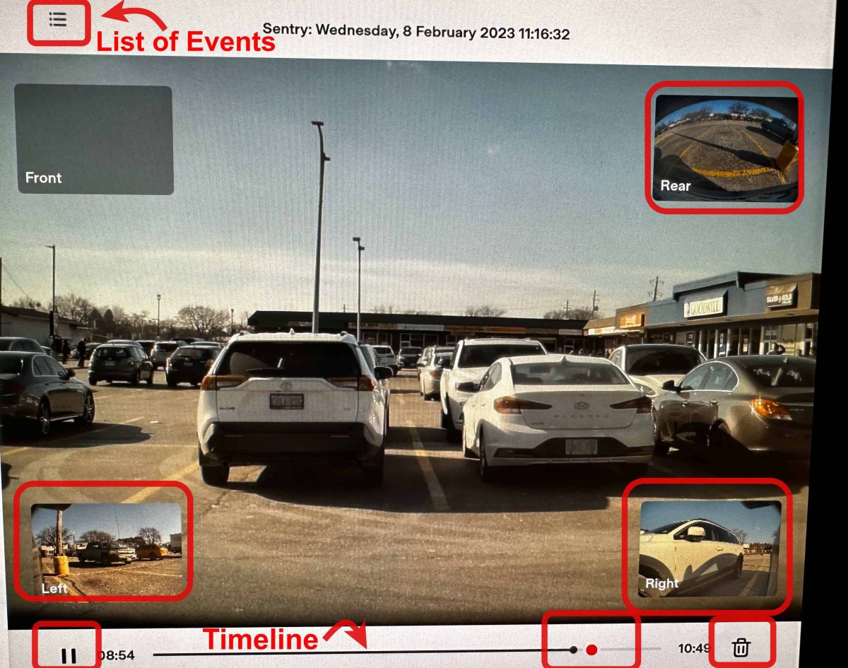 View Tesla Sentry Mode Events