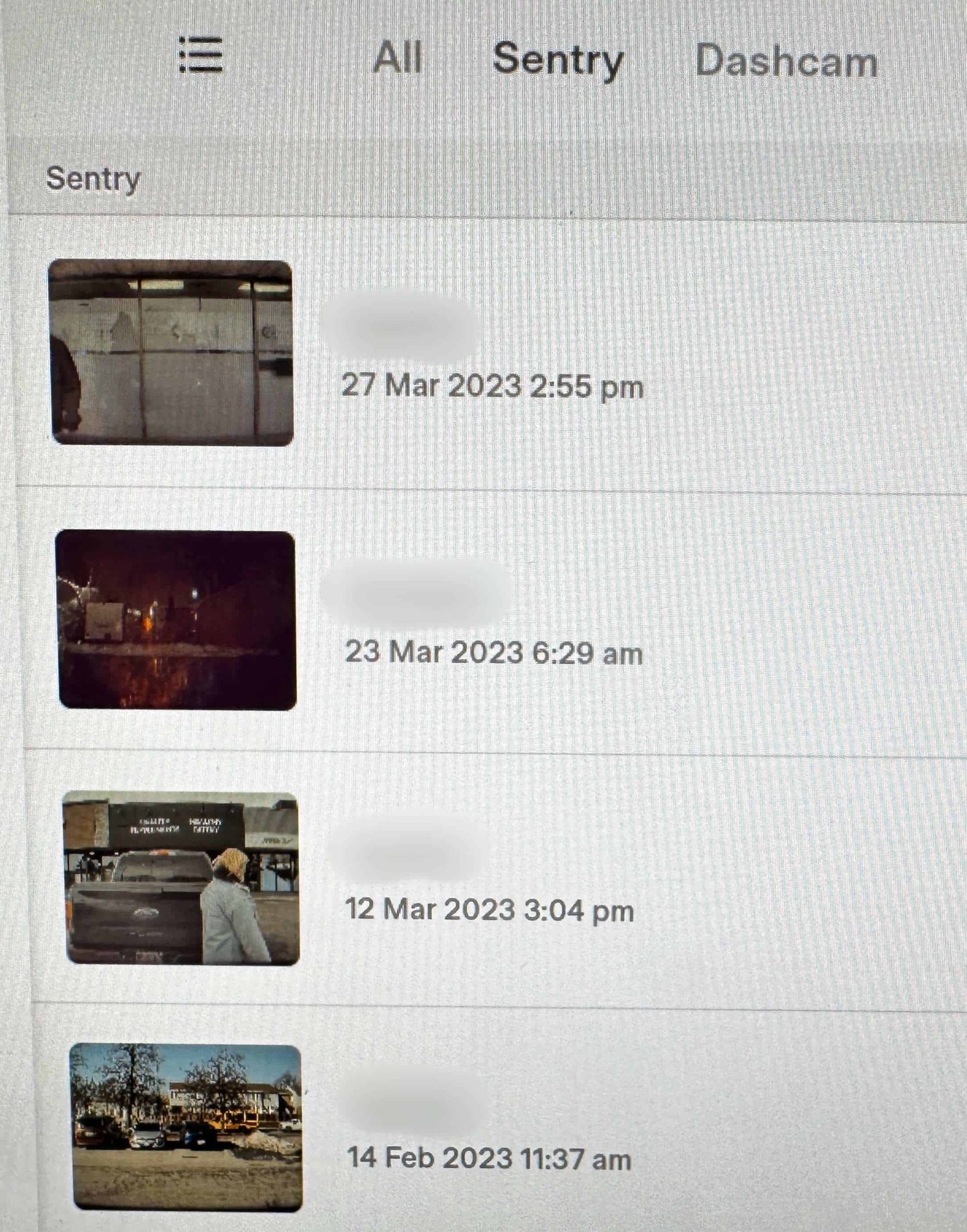 How to View Tesla Sentry Mode Events