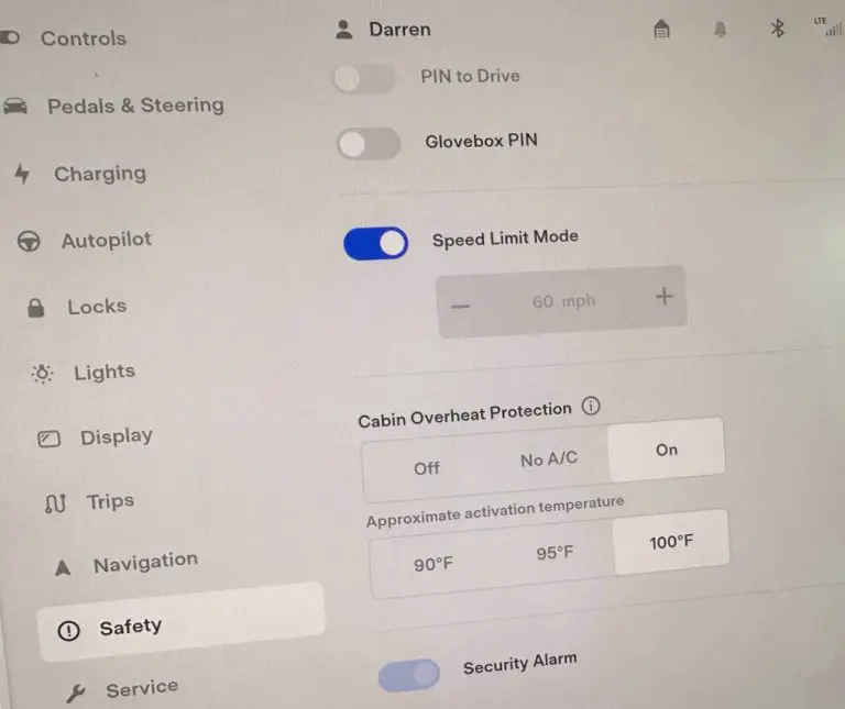 Protect Your Tesla Using Speed Limit Mode